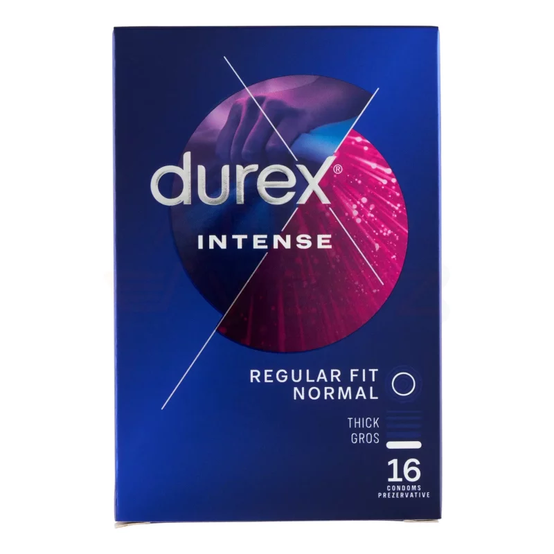 DUREX Óvszer Intense Orgasmic 16 db Kép