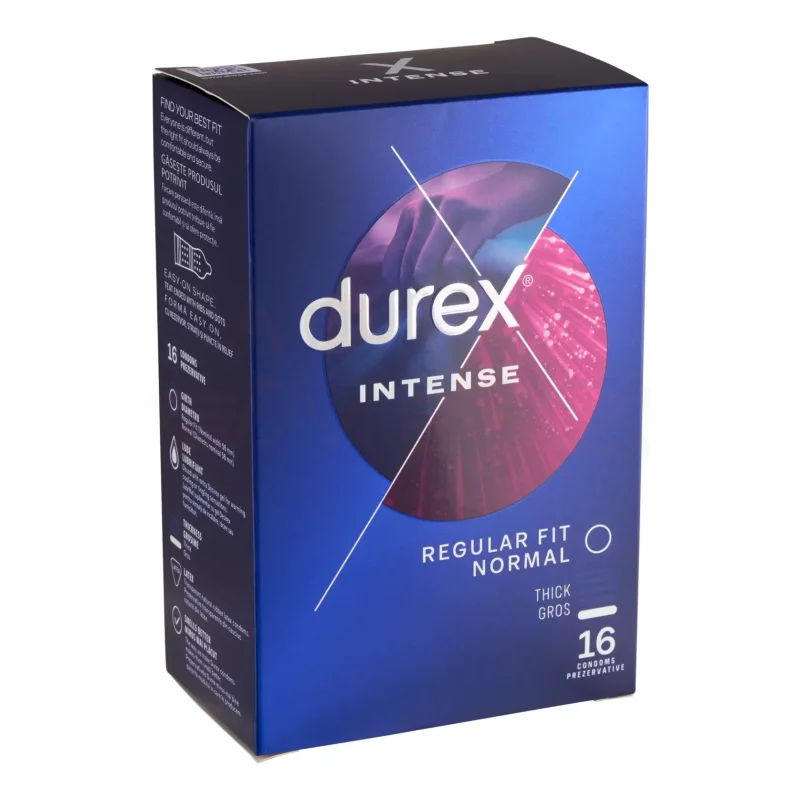 DUREX Óvszer Intense Orgasmic 16 db Kép
