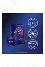 DUREX Óvszer Intense Orgasmic 16 db Kép