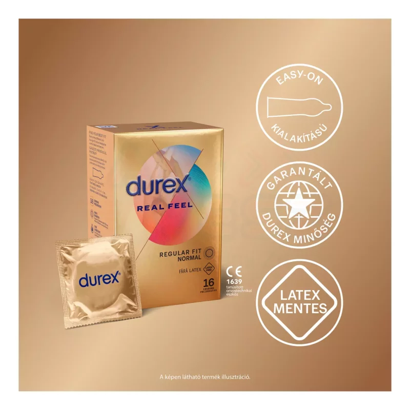 DUREX Óvszer Real Feel 16 db Kép