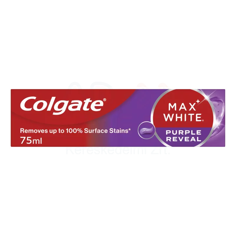 COLGATE fogkrém Max white Purple reveal 75 ml Kép