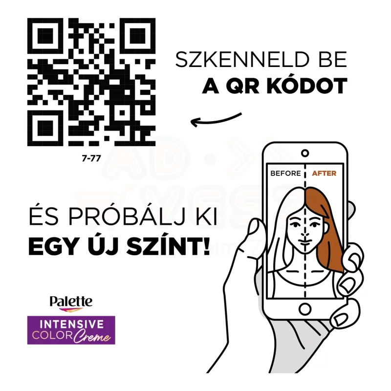 Palette ICC intenzív krémhajfesték 7-77 Intenzív vörös Kép