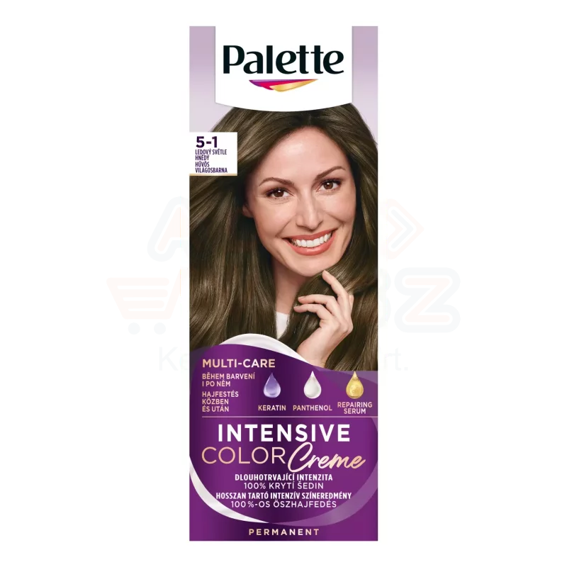 Palette ICC intenzív krémhajfesték 5-1 Hamvas világosbarna Kép