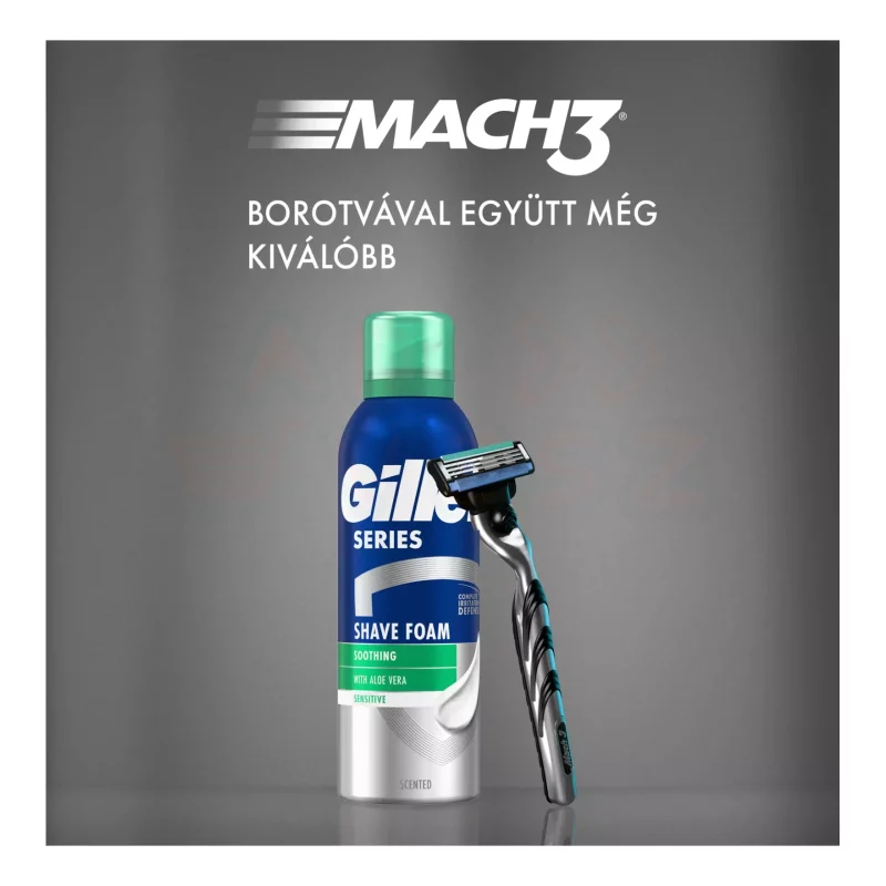 Gillette Series borotvahab Sensitive Soothing 200 ml Kép