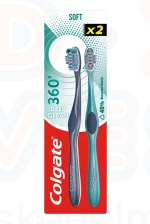 COLGATE fogkefe 360 Deep Clean soft Duo Kép