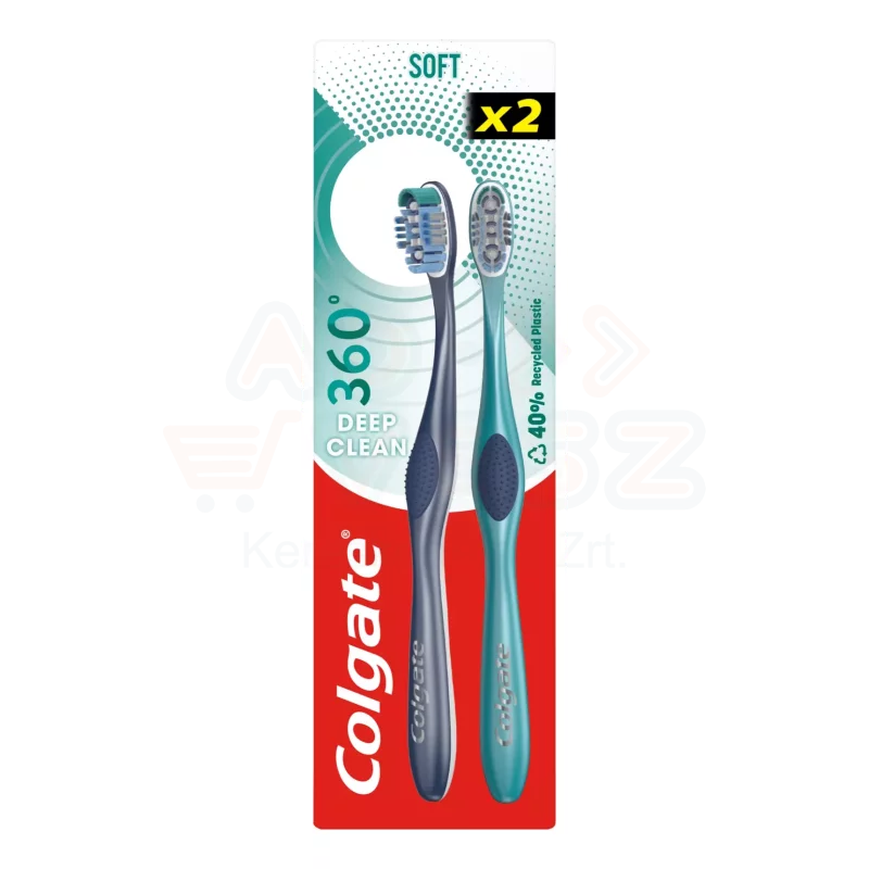 COLGATE fogkefe 360 Deep Clean soft Duo Kép