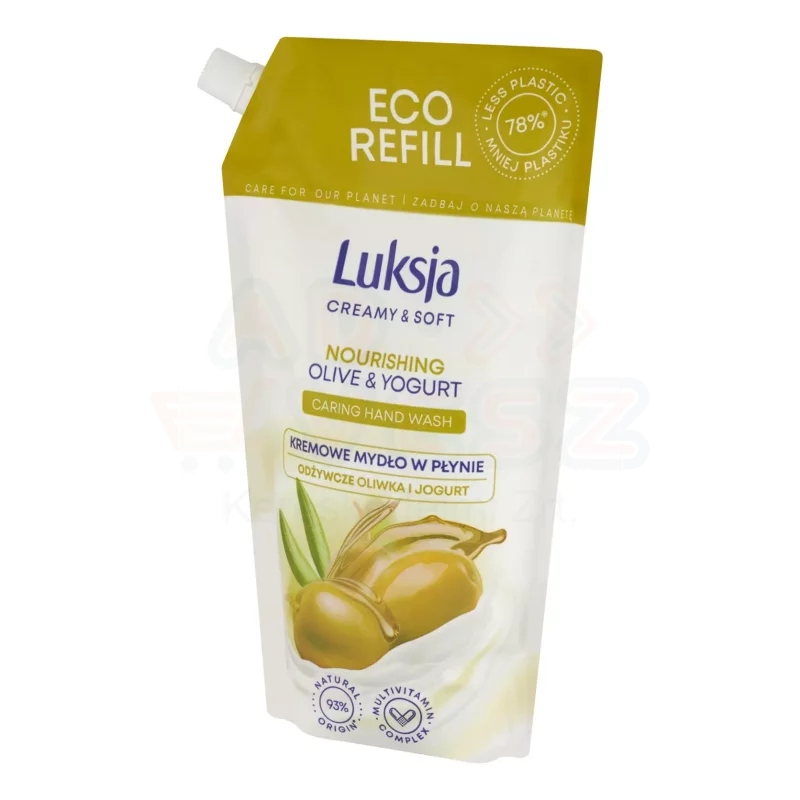 Luksja folyékony szappanutántöltő 900 ml Olive&Yoghurt Kép