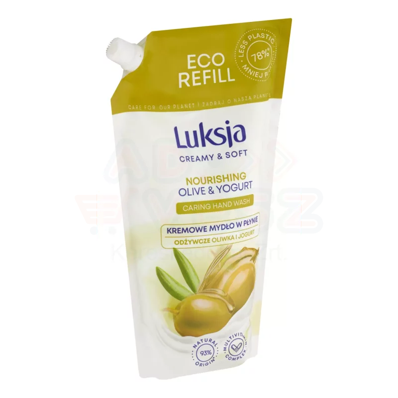 Luksja folyékony szappanutántöltő 900 ml Olive&Yoghurt Kép