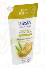 Luksja folyékony szappanutántöltő 900 ml Olive&Yoghurt Kép