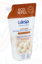 Luksja folyékony szappanutántöltő 900 ml Cotton Milk Kép
