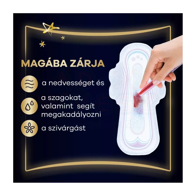 Always egészségügyi betét Ultra Secure Night 6 db Kép