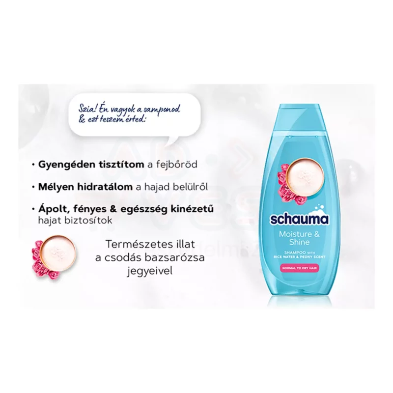 Schauma sampon 400 ml Moisture&Shine Kép