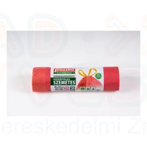MAZZINI Újrahasznosított húzófüles szemeteszsák 25 l (50x55 cm) 20 db/roll
