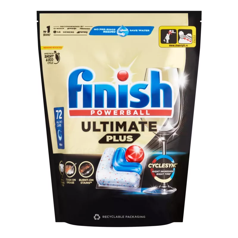 Finish Allin1 Ultimate Plus Tabletta 72 db Regular Kép