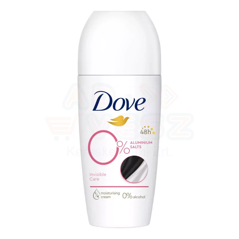 DOVE golyós dezodor 50 ml Invisible Care 0% aluminium Kép