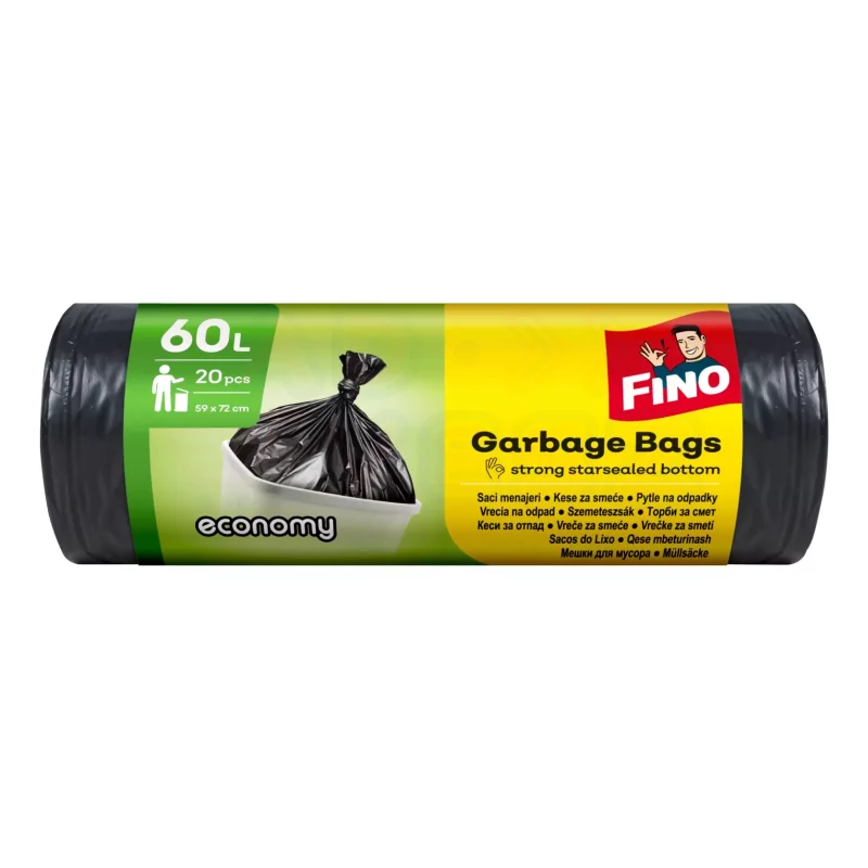 FINO Economy szemeteszsák 60 L/ 20db Kép