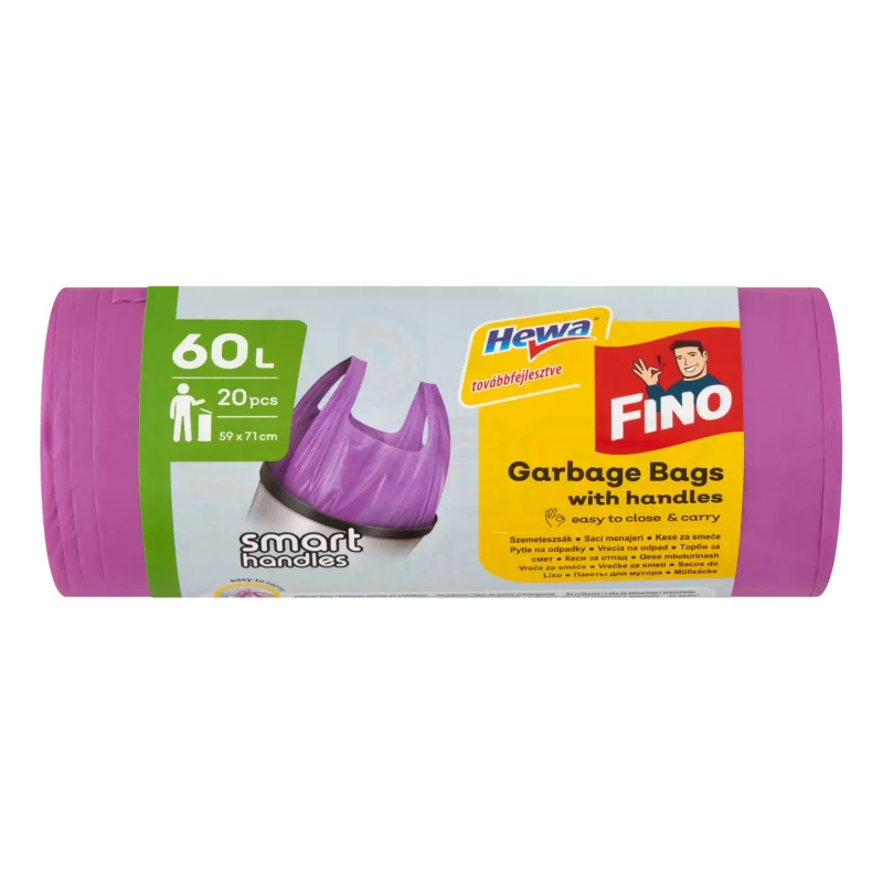 FINO Köthető füles szemeteszsák 60 L/ 20 db Kép