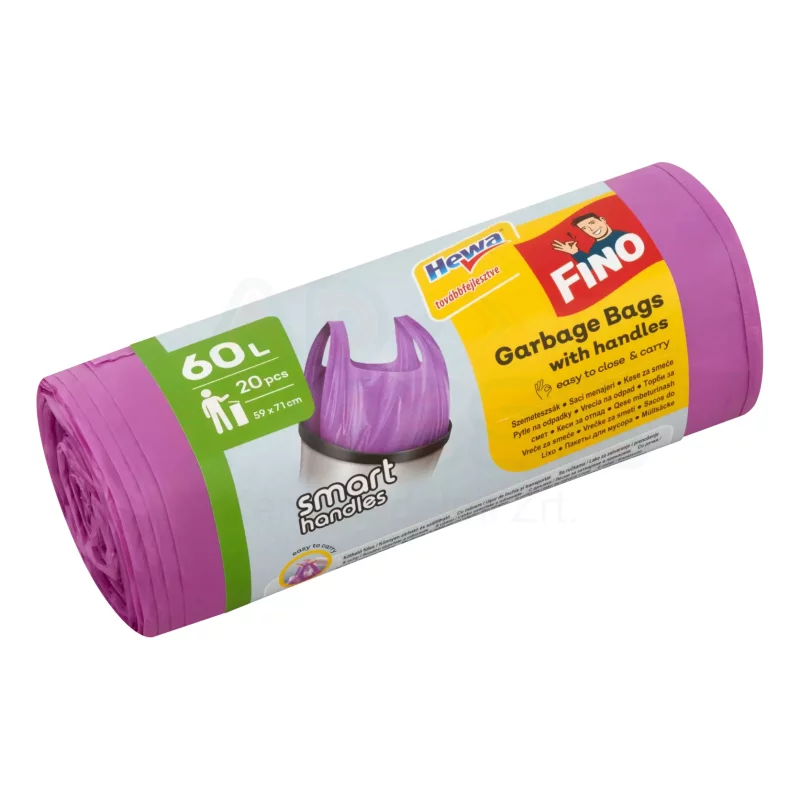 FINO Köthető füles szemeteszsák 60 L/ 20 db Kép