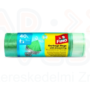 FINO Perfect Close Szemeteszsák önzáró szalagos 40 L/ 15 db
