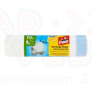 FINO Perfect Close Szemeteszsák önzáró szalagos 70 L/ 15 db