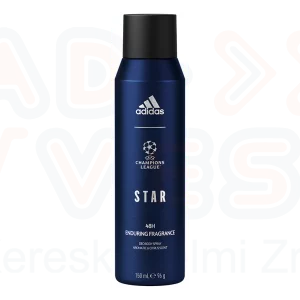 ADIDAS Férfi Dezodor 150 ml UEFA 10 STAR 48 H
