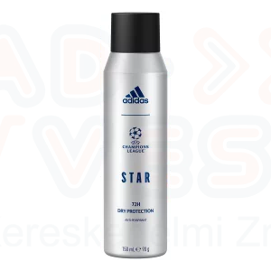 ADIDAS Férfi Izzadásgátló Dezodor 150 ml UEFA 10 STAR 72 H