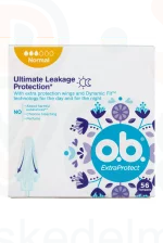 o.b. tampon 56 db Extra Protect Normal (10 db/#) Kép