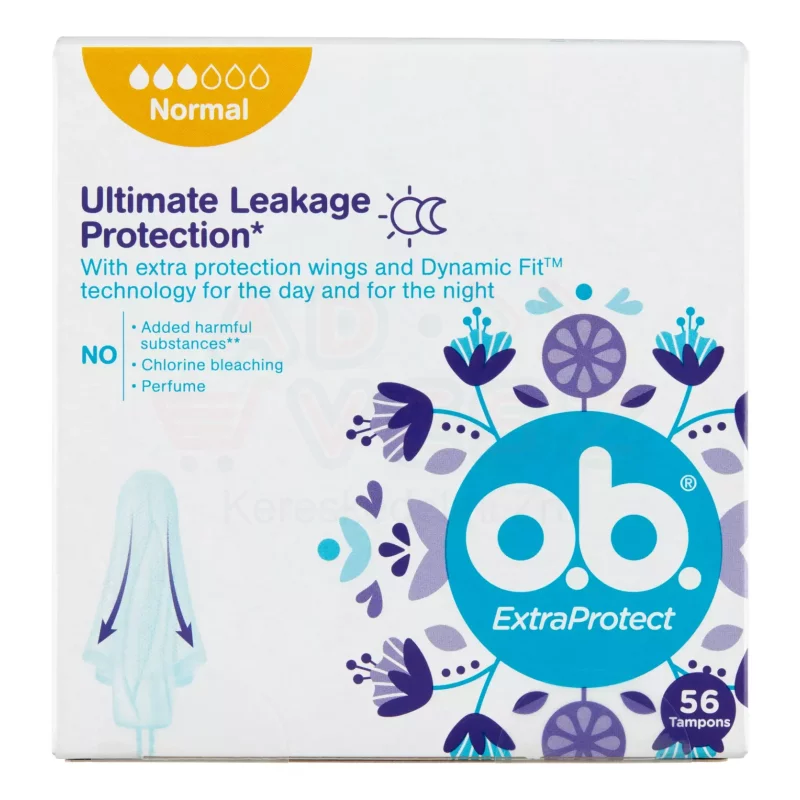 o.b. tampon 56 db Extra Protect Normal (10 db/#) Kép