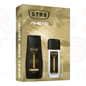 STR8 AHEAD ajándékcsomag (natural spray+tusfürdő) 2025