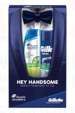 Head & Shoulders+Gillette ajándékcsomag (sampon&borotva zselé) Kép