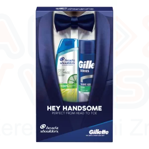 Head & Shoulders+Gillette ajándékcsomag (sampon&borotva zselé)
