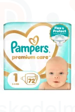 Pampers Premium Care pelenka 1méret 72 db Kép
