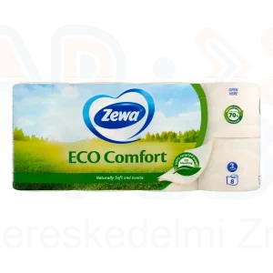 Zewa Eco Comfort toalettpapír 3 rétegű 8 tekercs
