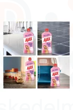 AJAX Strong&Safe antibakteriális általános tisztítószer 1 l Kép