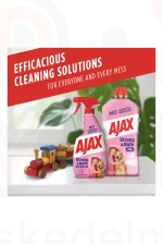 AJAX Strong&Safe antibakteriális általános tisztítószer 1 l Kép