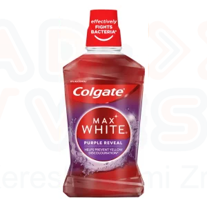 COLGATE szájvíz Max white Purple Whitening 500 ml