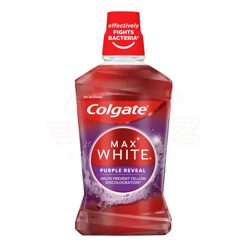 COLGATE szájvíz Max white Purple Whitening 500 ml Kép