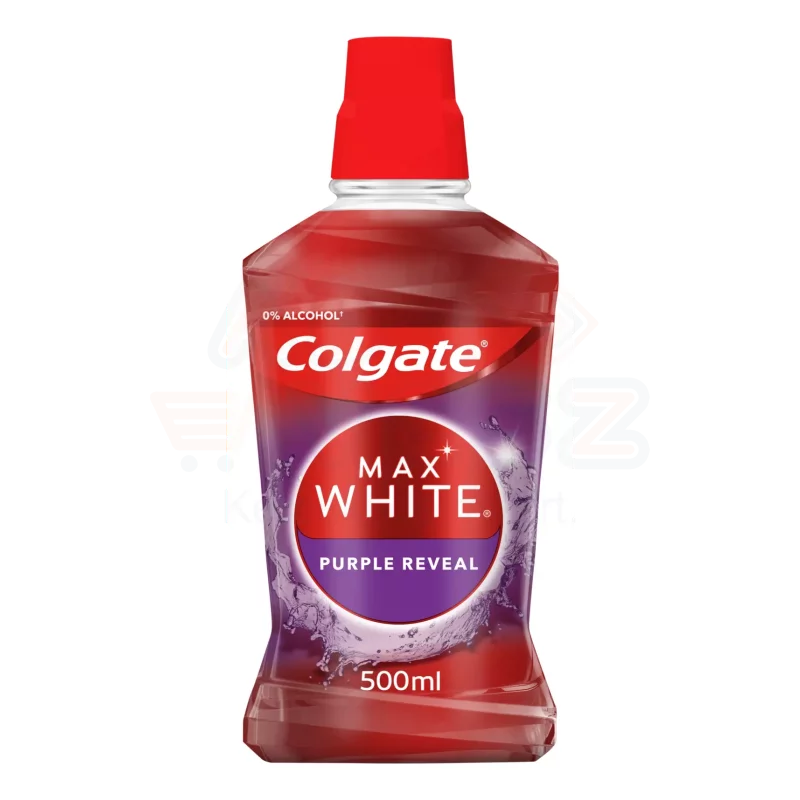 COLGATE szájvíz Max white Purple Whitening 500 ml Kép