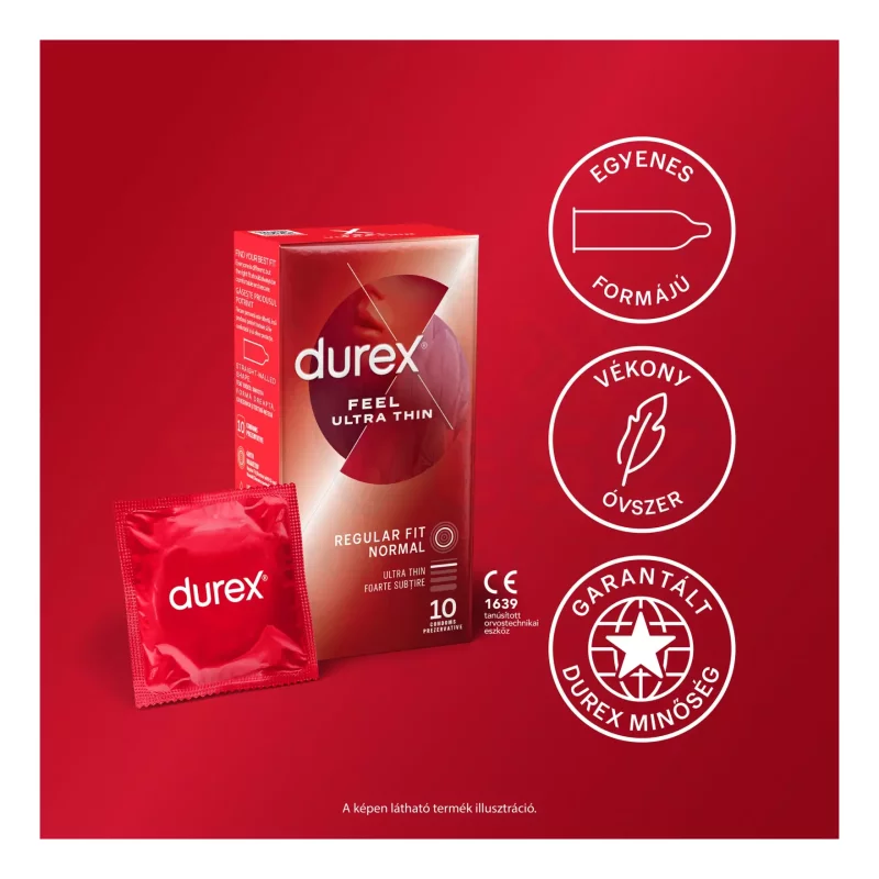 DUREX Óvszer Feel Ultrathin 10 db Kép