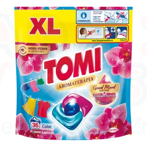 Tomi Power Caps mosókapszula 36 db Aromaterápia Orchidea & makadámia