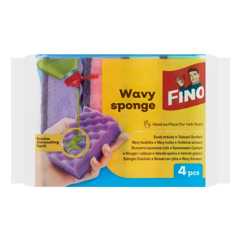 FINO Hullámos szivacs 4 db Kép