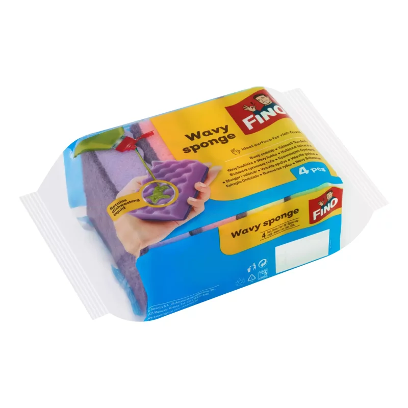 FINO Hullámos szivacs 4 db Kép