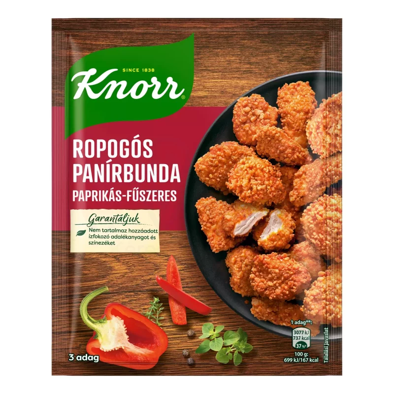 KNORR Ropogós Panírbunda 70 g Paprikás fűszeres Kép