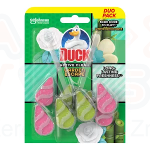 Duck® Active Clean WC-öblítő rúd DUO 77,2 g Garden Escape