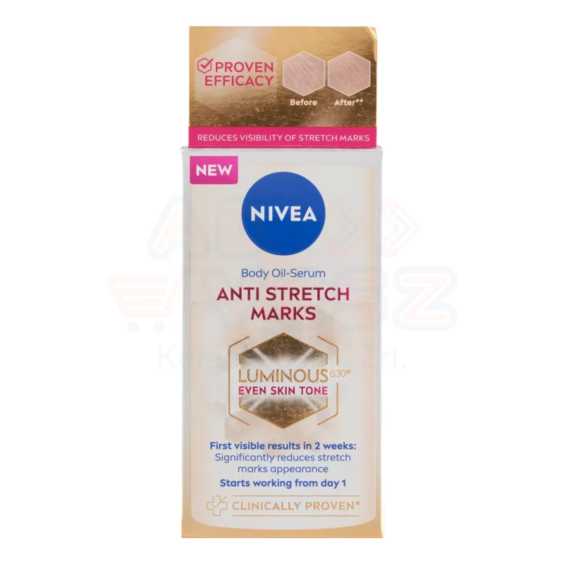 NIVEA Luminous 630 Even Skin Tone Olaj-Szérum testre 100 ml Kép