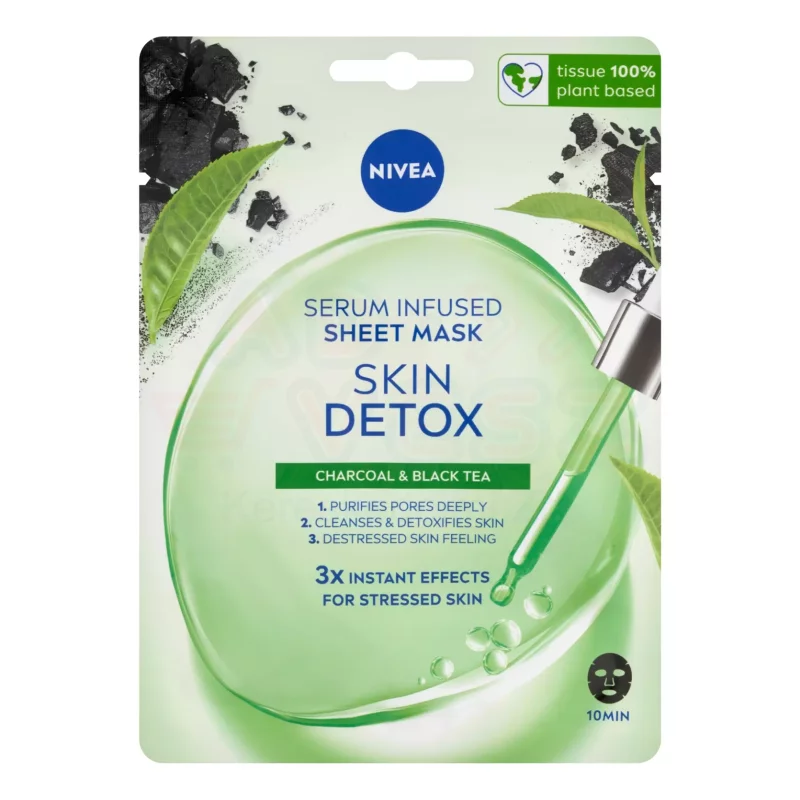 NIVEA Skin Detox Szérummal Átitatott Fátyolmaszk 1 db Kép