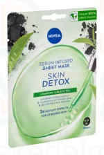 NIVEA Skin Detox Szérummal Átitatott Fátyolmaszk 1 db Kép