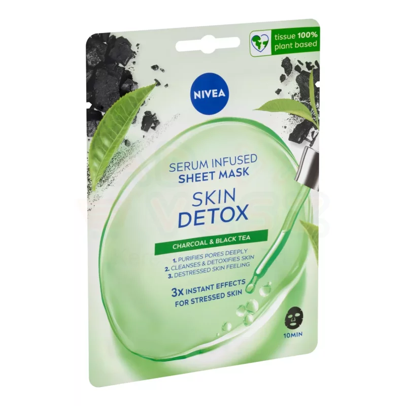 NIVEA Skin Detox Szérummal Átitatott Fátyolmaszk 1 db Kép