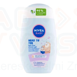 NIVEA BABY Bed Time Head to Toe Babafürdető 200 ml