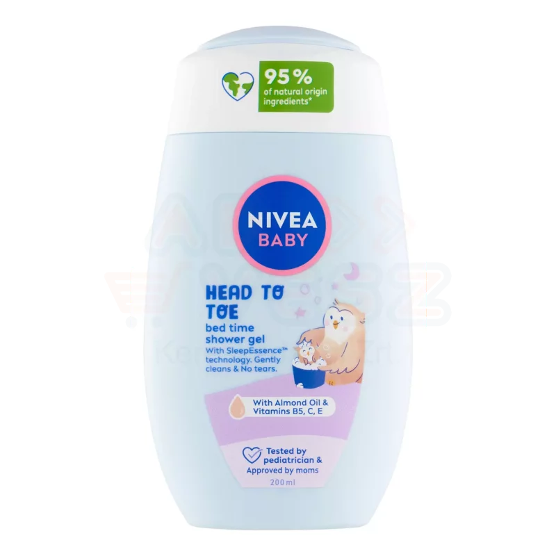 NIVEA BABY Bed Time Head to Toe Babafürdető 200 ml Kép